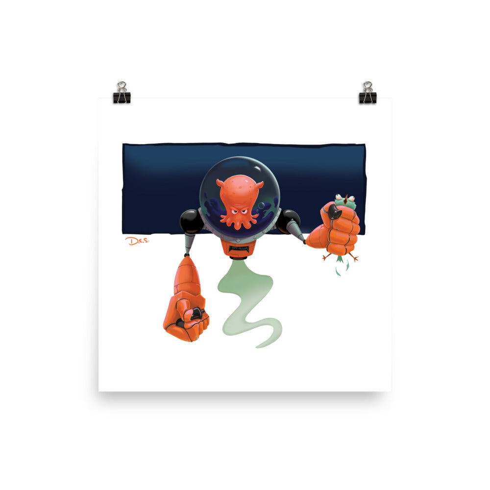 Evil Dr. Dipples Print